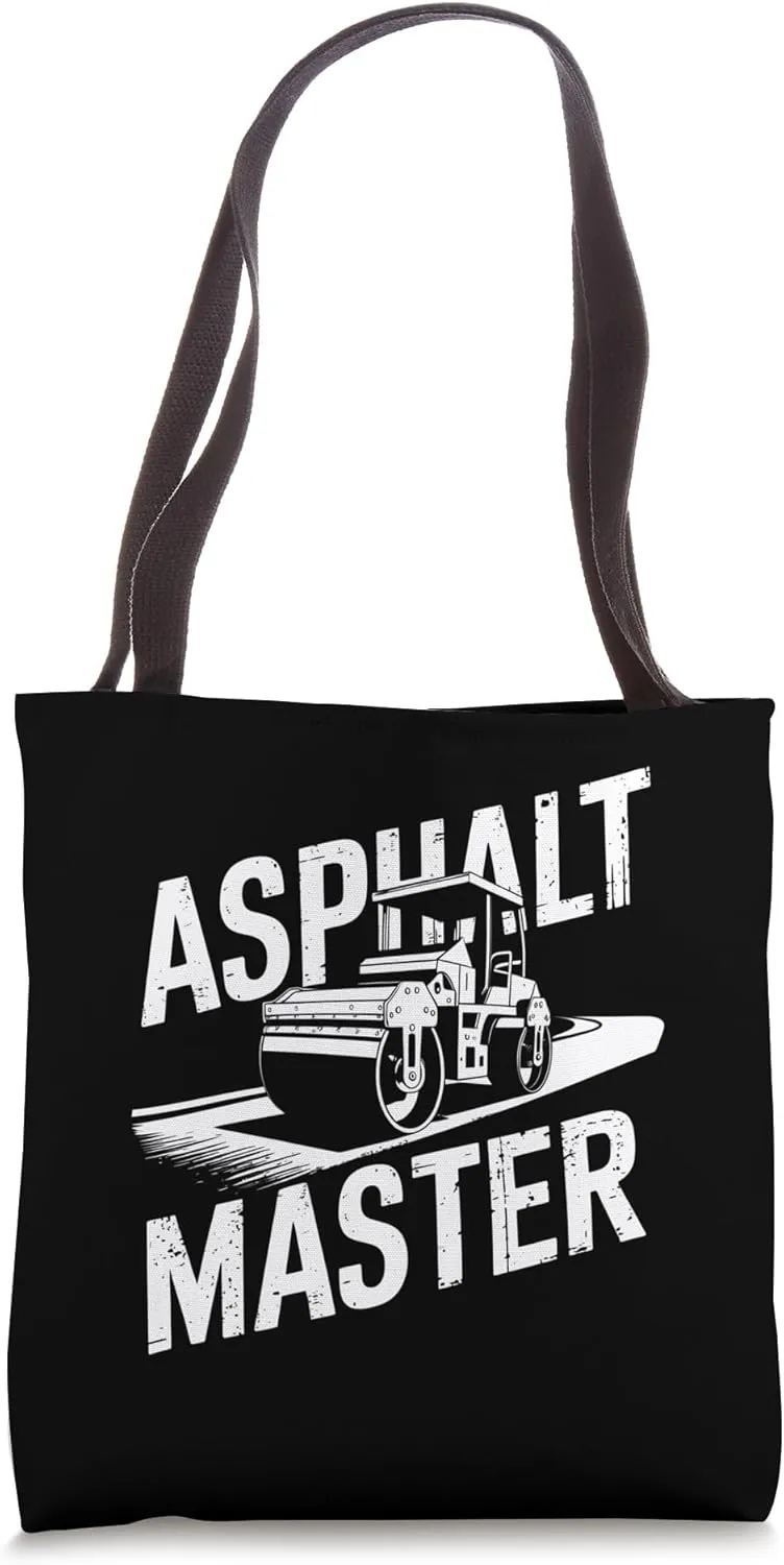 Road Roller Operator Steamroller Lover Asphalt Master Tote Bag