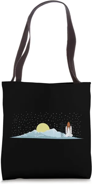 Rocket Engine Testing in Progress Tote Bag