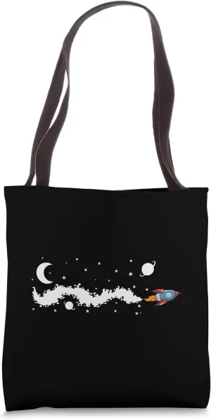 Rocket Flight into Space Boundless Discovery Tote Bag