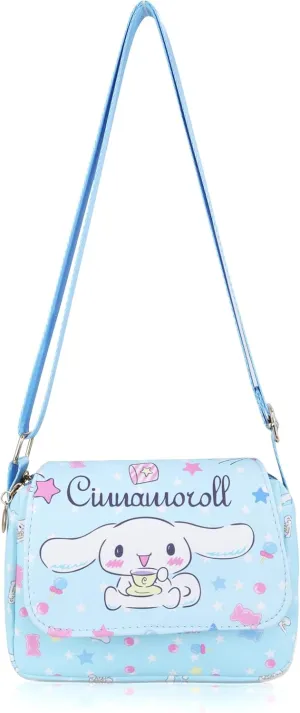 Roffatide Cartoon Mini Messenger Bag Crossbody Bag Kawaii Lolita JK Girls Shoulder Bag Flap Synthetic Leather Satchel