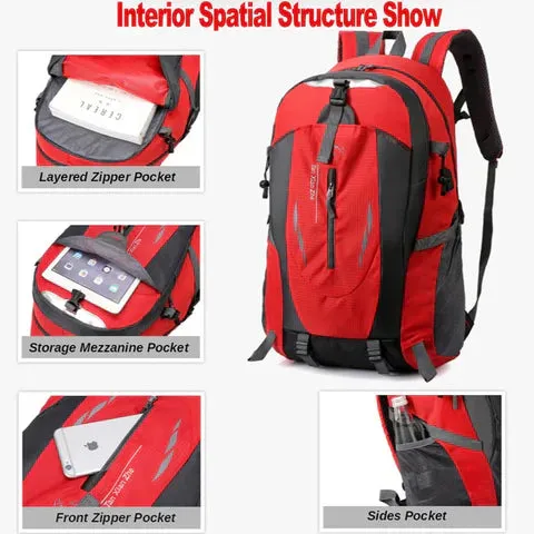 RoyaleGlow Waterproof Travel Backpacks with Large Storage