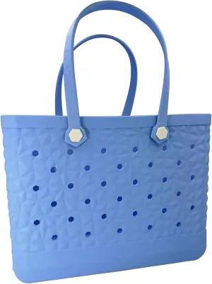 Rubber Beach Bag X-Large Rubber Tote Bag Waterproof Sandproof for Outdoor Versatile Easy Clean Tote Bags