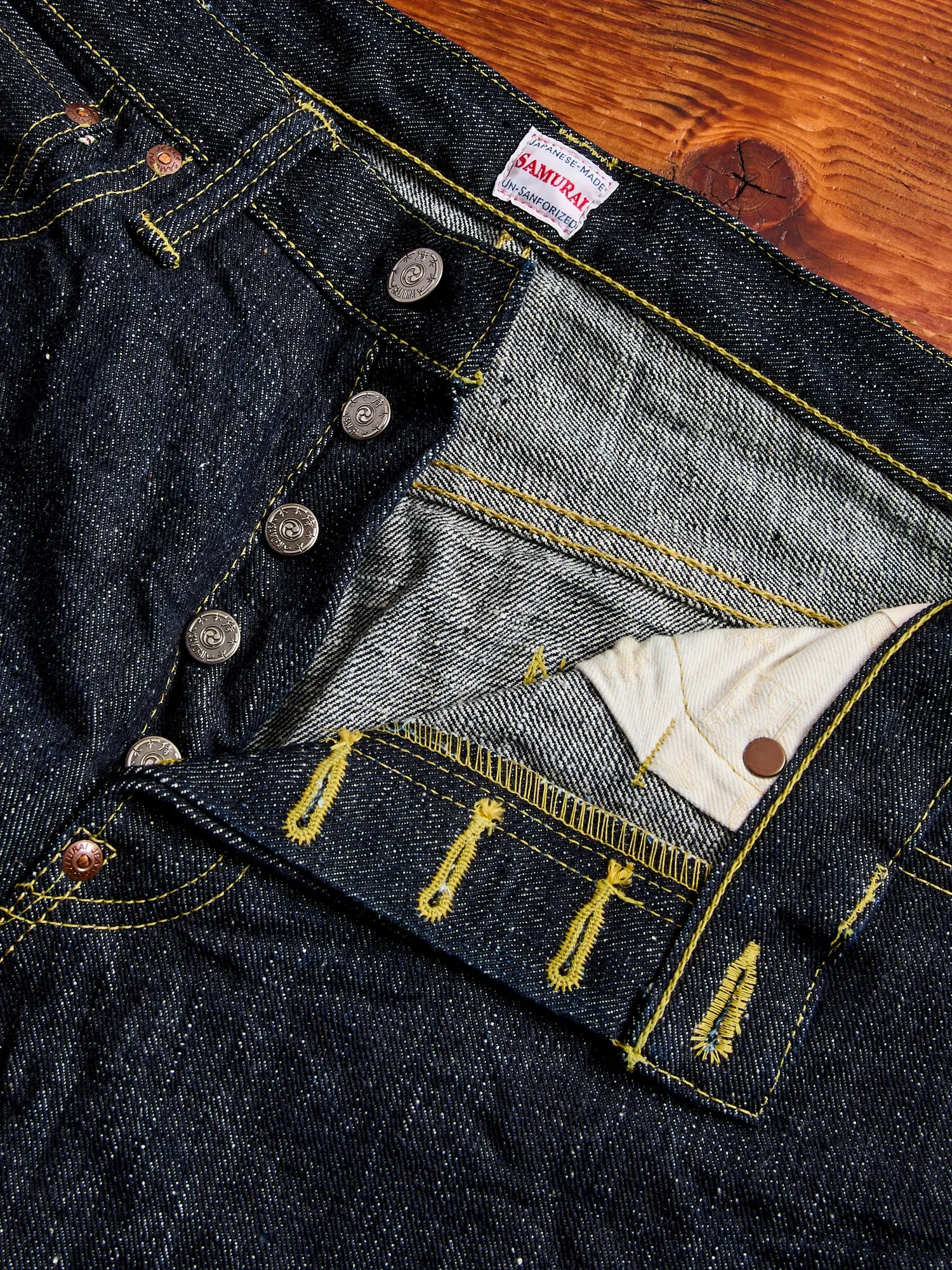 S140VXJ "Jin" 17oz Left Hand Twill Selvedge Denim - Relaxed Tapered Fit