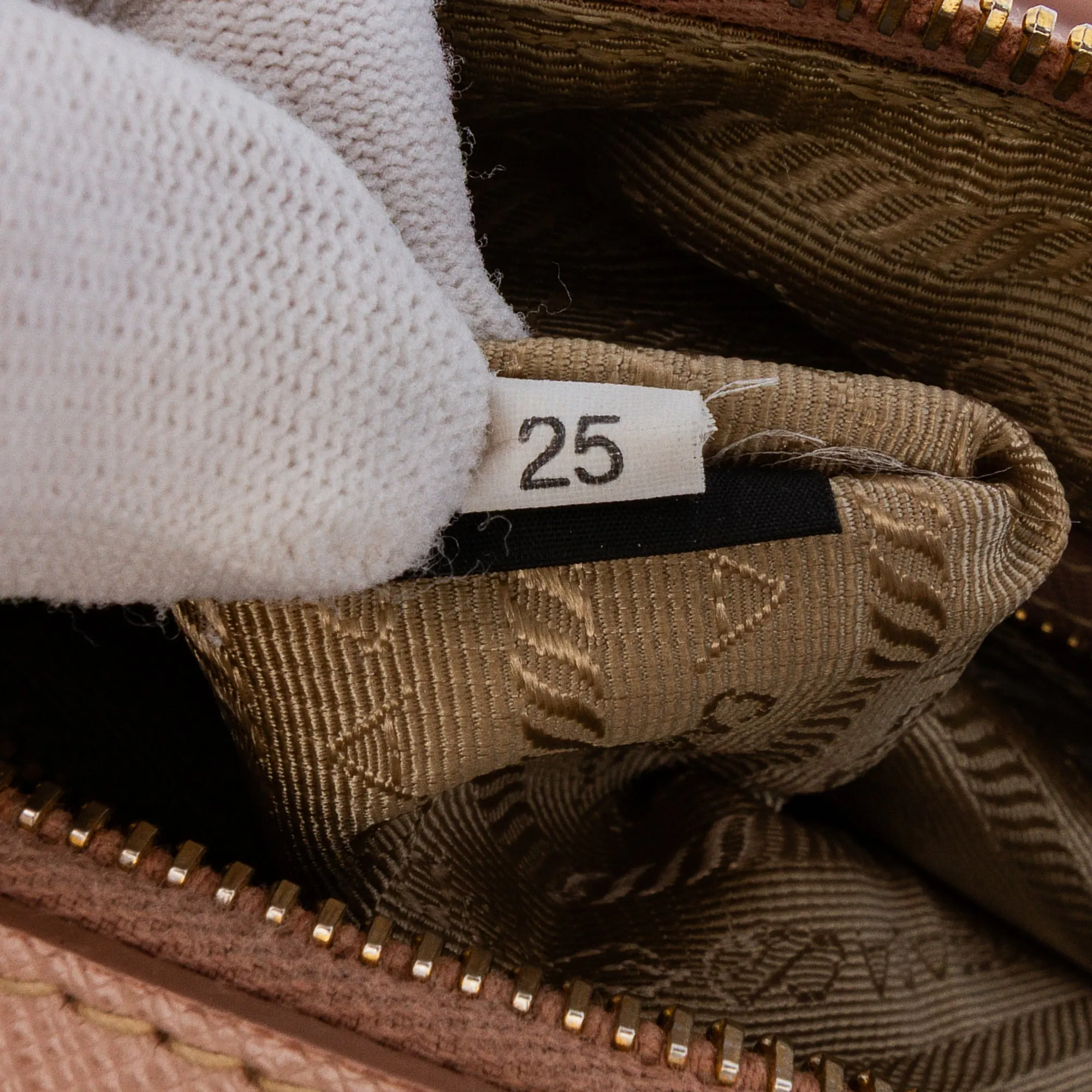 Saffiano Lux Convertible Bowler Bag