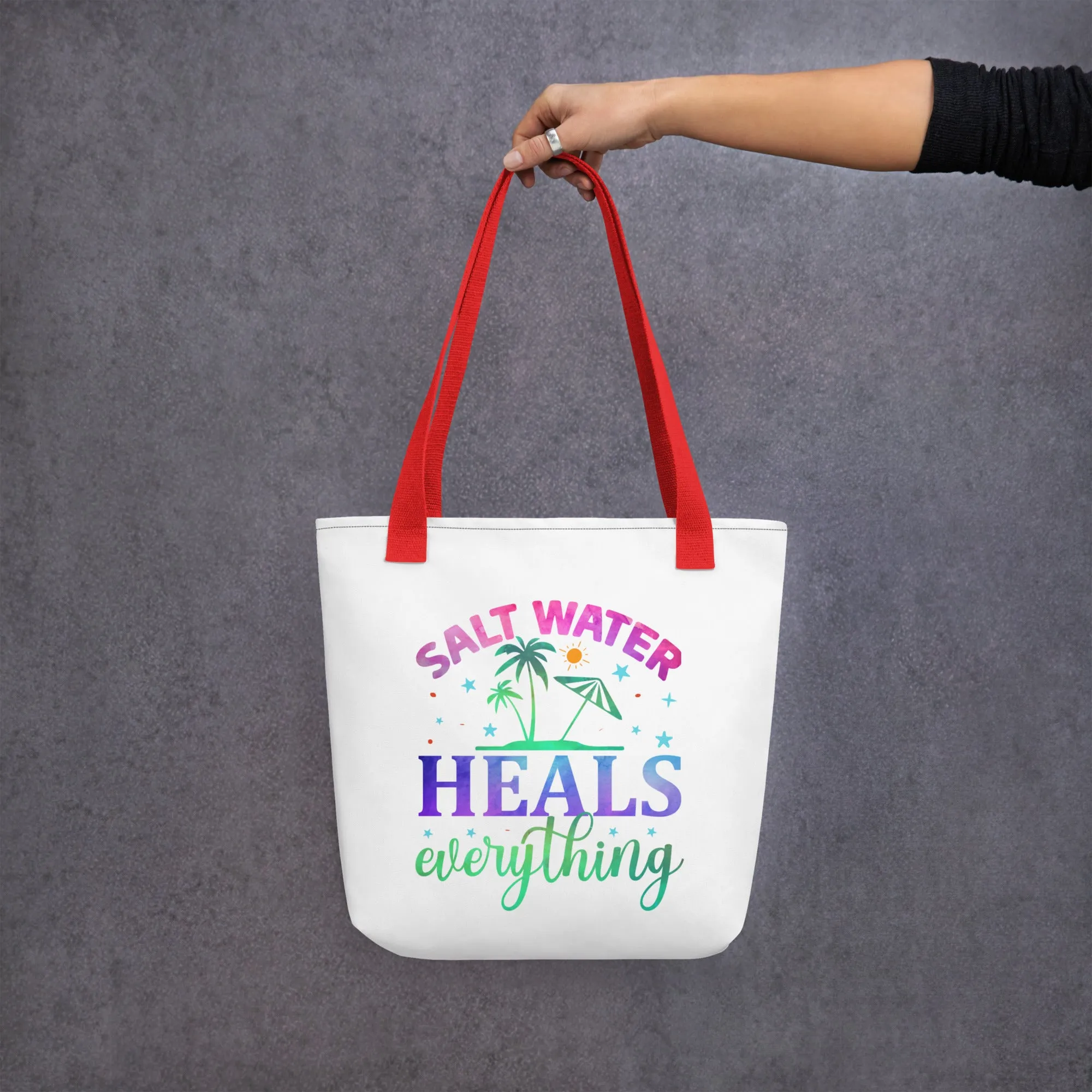 Salt Water Heals Everything - Tote Bag