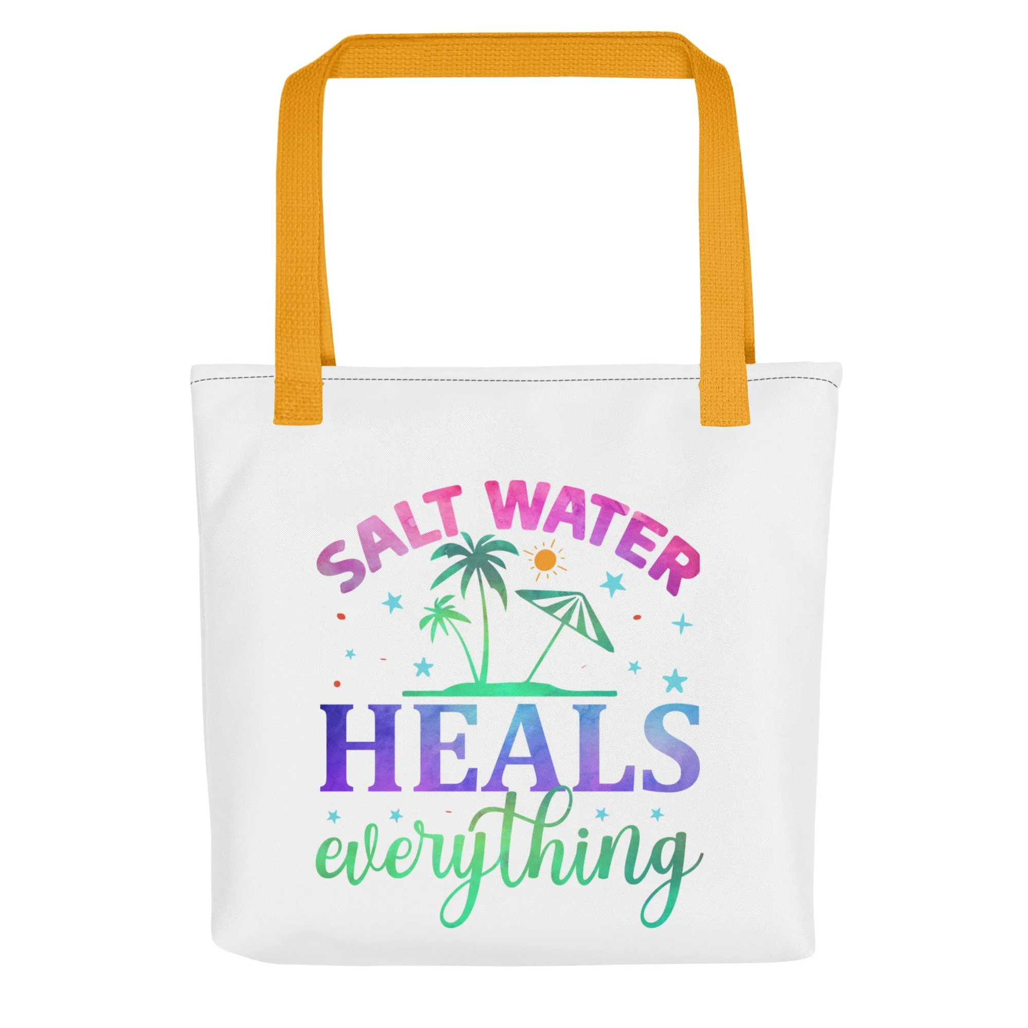 Salt Water Heals Everything - Tote Bag