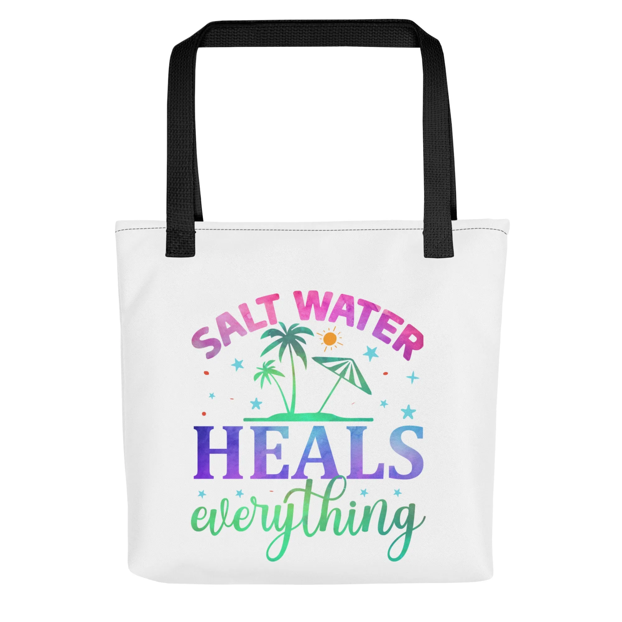 Salt Water Heals Everything - Tote Bag