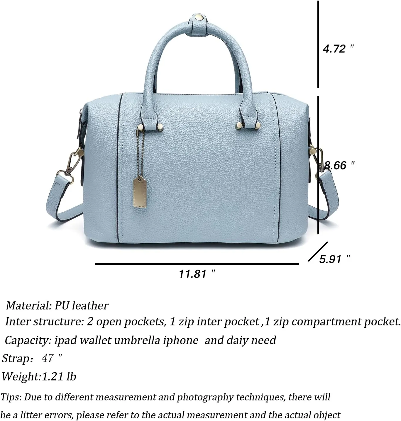 Satchel Purses for Women Leather Tote Bag Boston Handbags Women's Top Handle Bags for work and daily