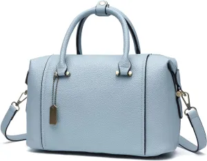 Satchel Purses for Women Leather Tote Bag Boston Handbags Women's Top Handle Bags for work and daily