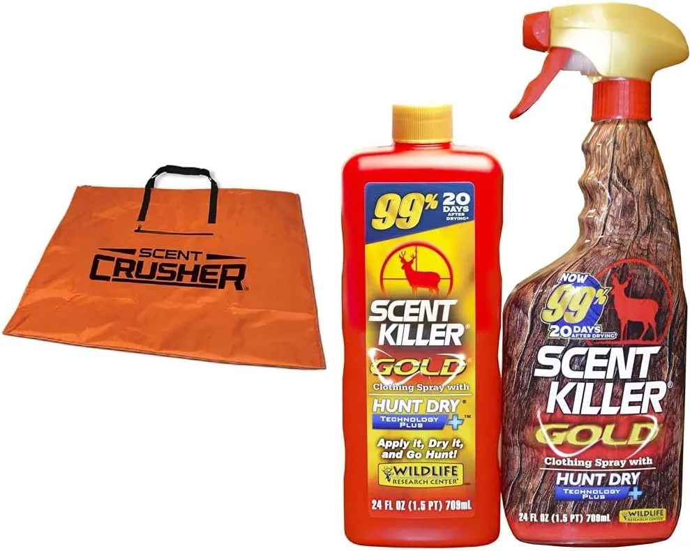 Scent Crusher Multi-Use Scent Free Tote Bag, Waterproof Zippers, Water Resistant, Extra Large 33" x 24"