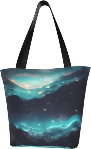 Science Fiction Stars Cross-body Shoulder Bag, Women's One-shoulder Handbag, Weekend Travel Shopping and Playing Shoulder Bag
