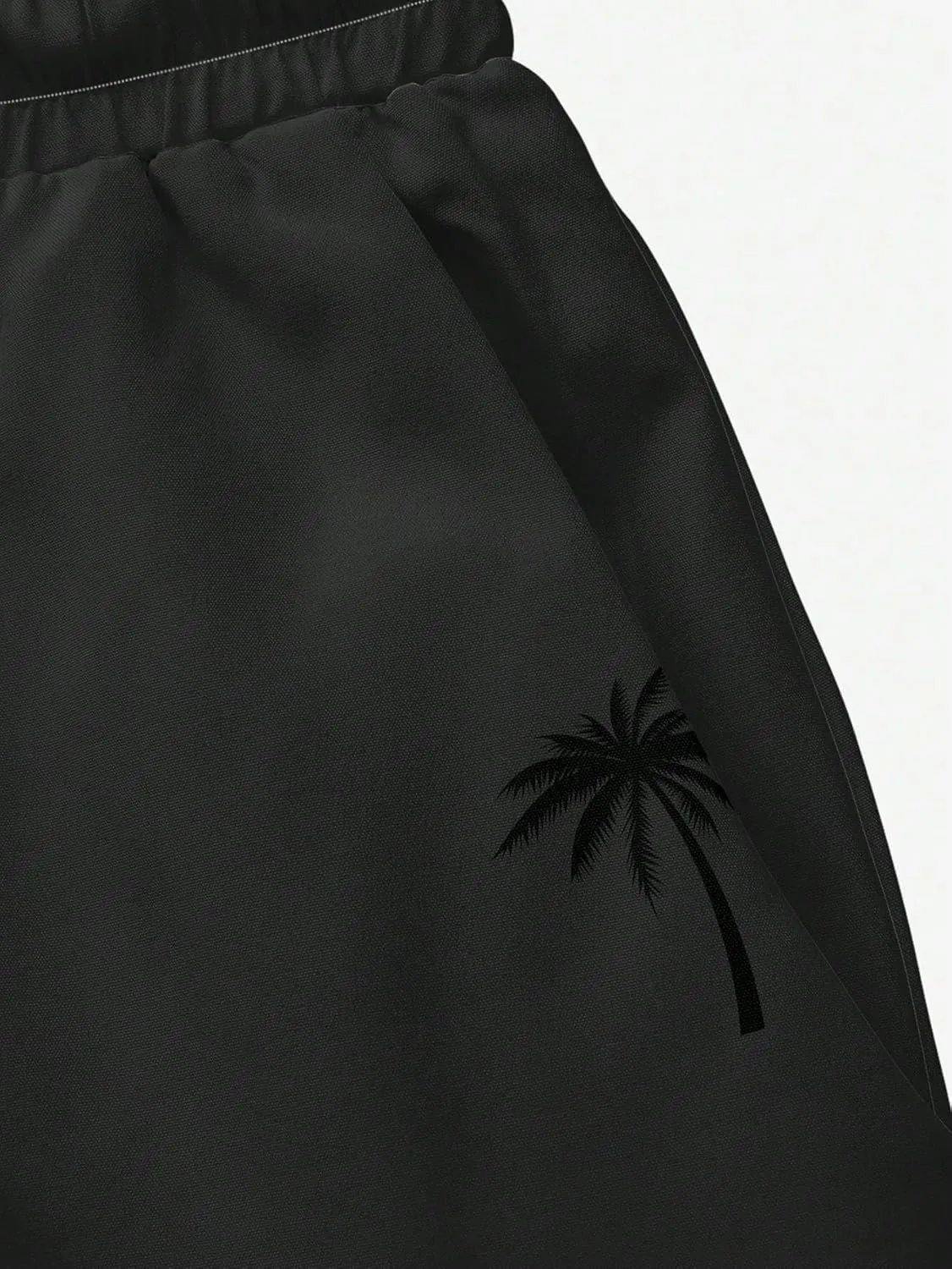 SEGT Men's Tropical Print Hawaiian Shorts Color Block Summer Beach Shorts with Pockets