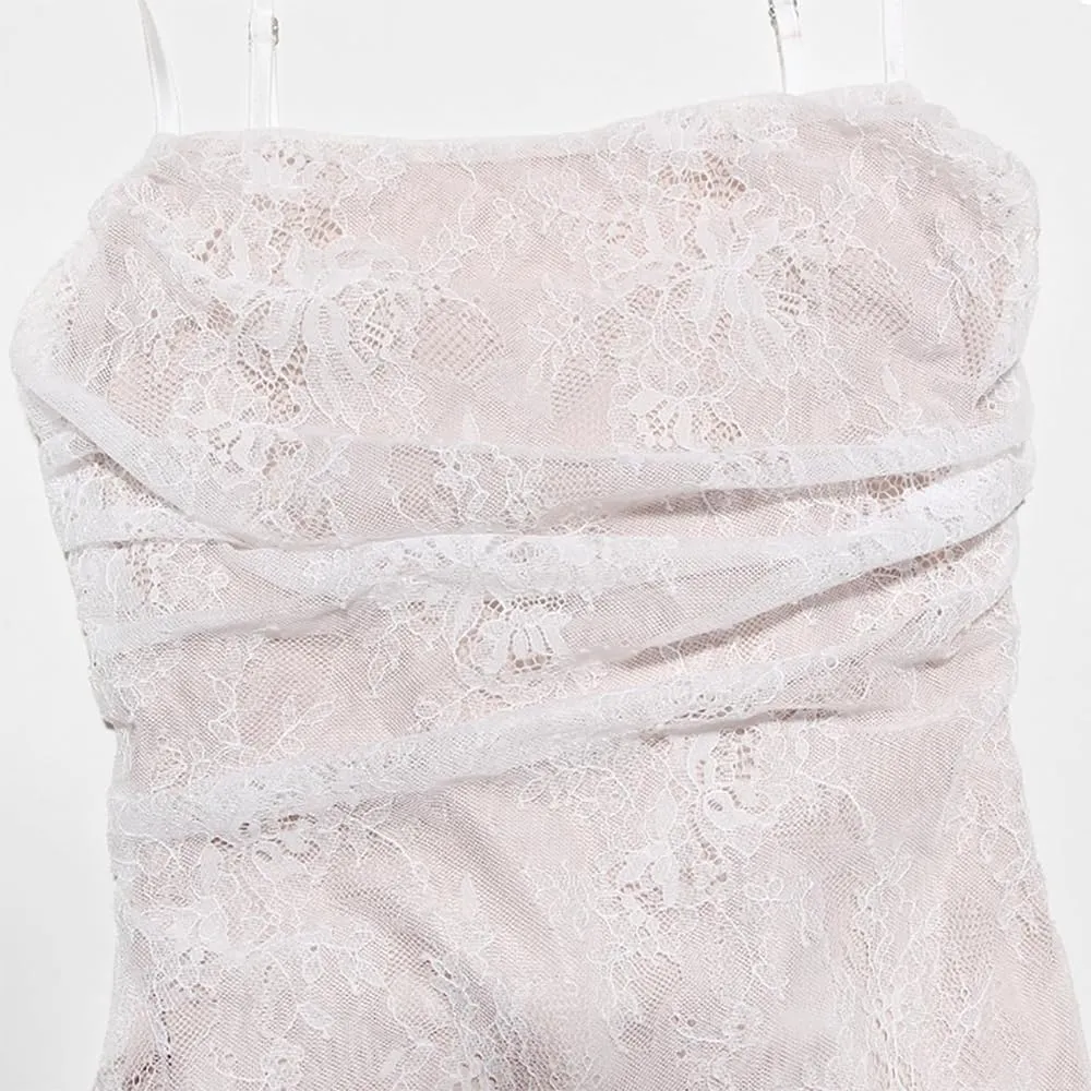 Shawl Drawstring Lace Maxi Dress, 2 Piece Corset Capelet Floral Soft Mesh Sexy Evening Dress