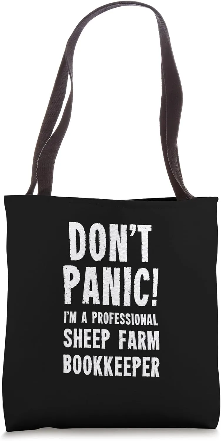 Sheep Farm Bookkeeper Tote Bag