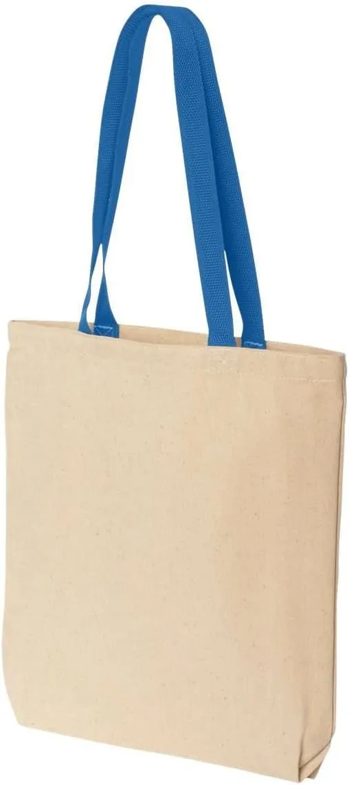 shop4ever Personalized Custom Design Your Own Cotton Canvas Tote Reusable Shopping Bag