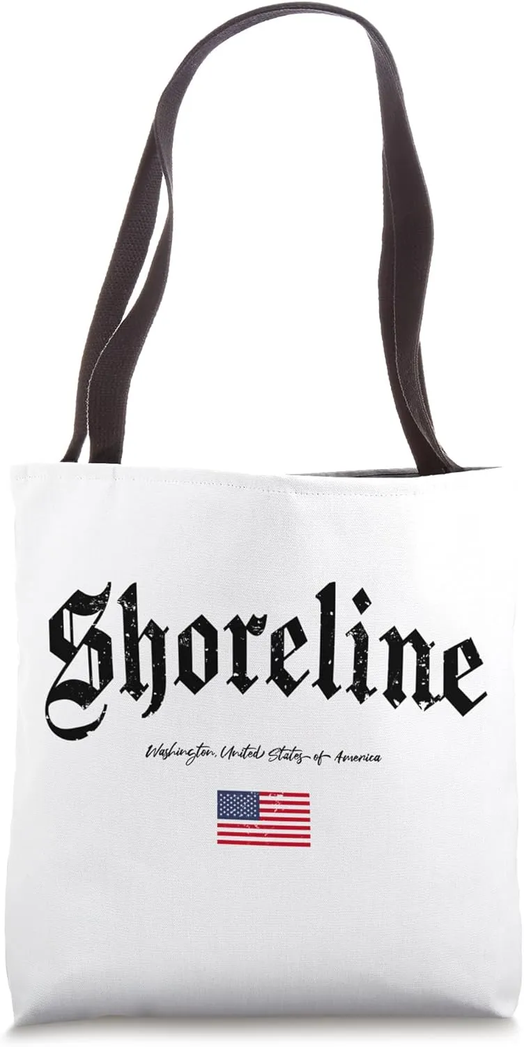 Shoreline Gothic Design Tote Bag