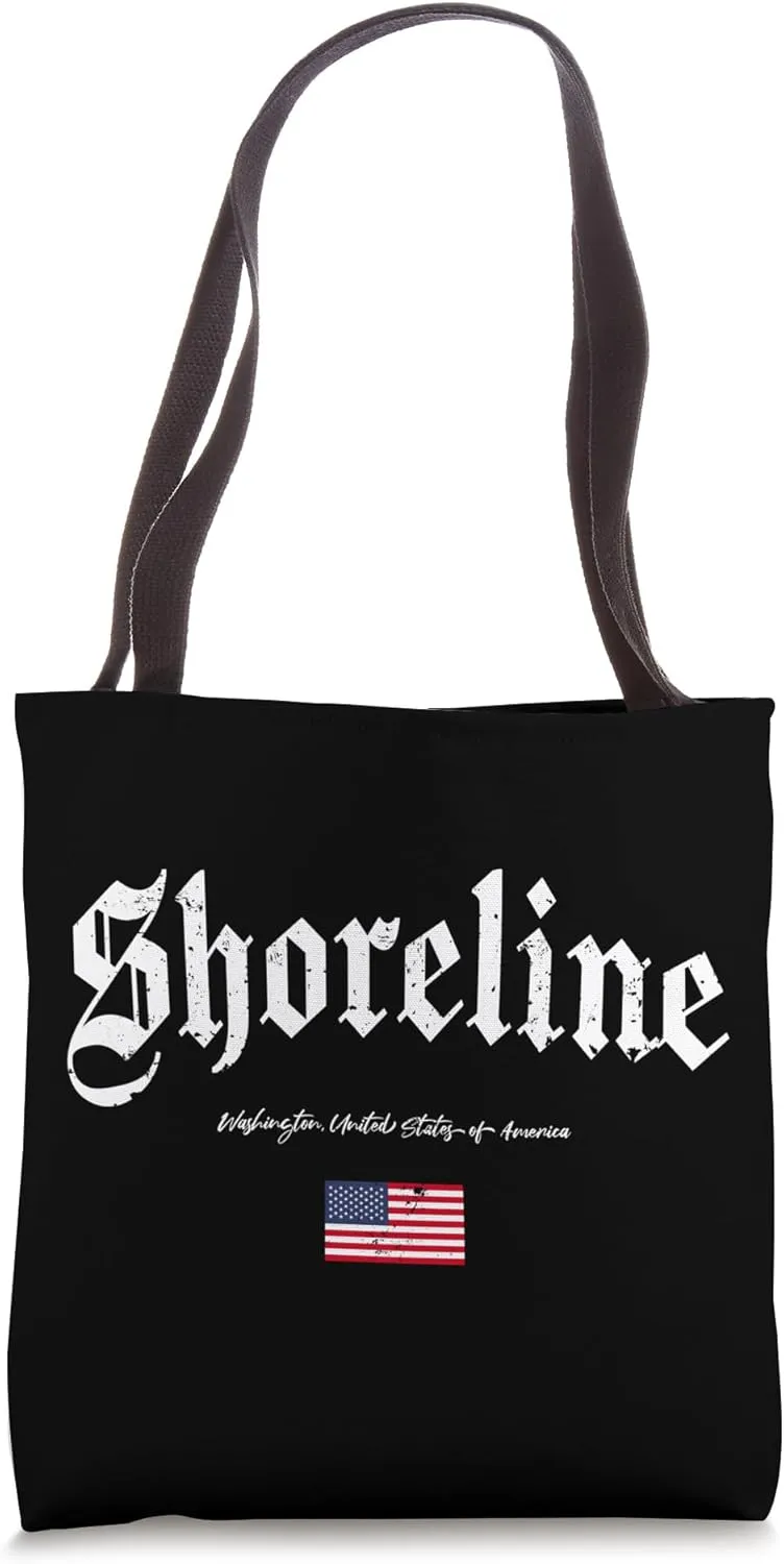 Shoreline Gothic Design Tote Bag