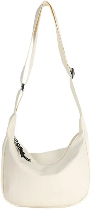 Shoulder Bag Sling Crescent Bag for Women Men Crossbody Bags Nylon Waist Fanny Pack with Adjustable Strap
