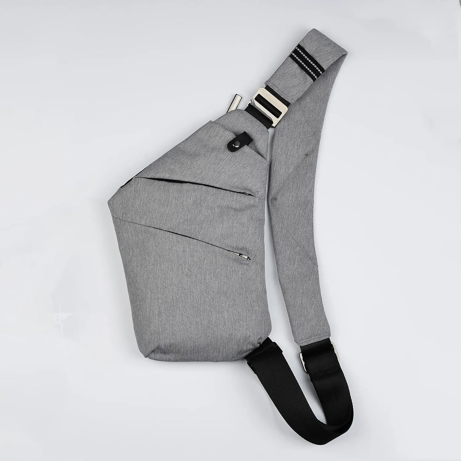 Sling Bag Cross Body Bag, Anti Theft Crossbody Bags for Travel Lightweight Chest Shoulder Bags for Women Men