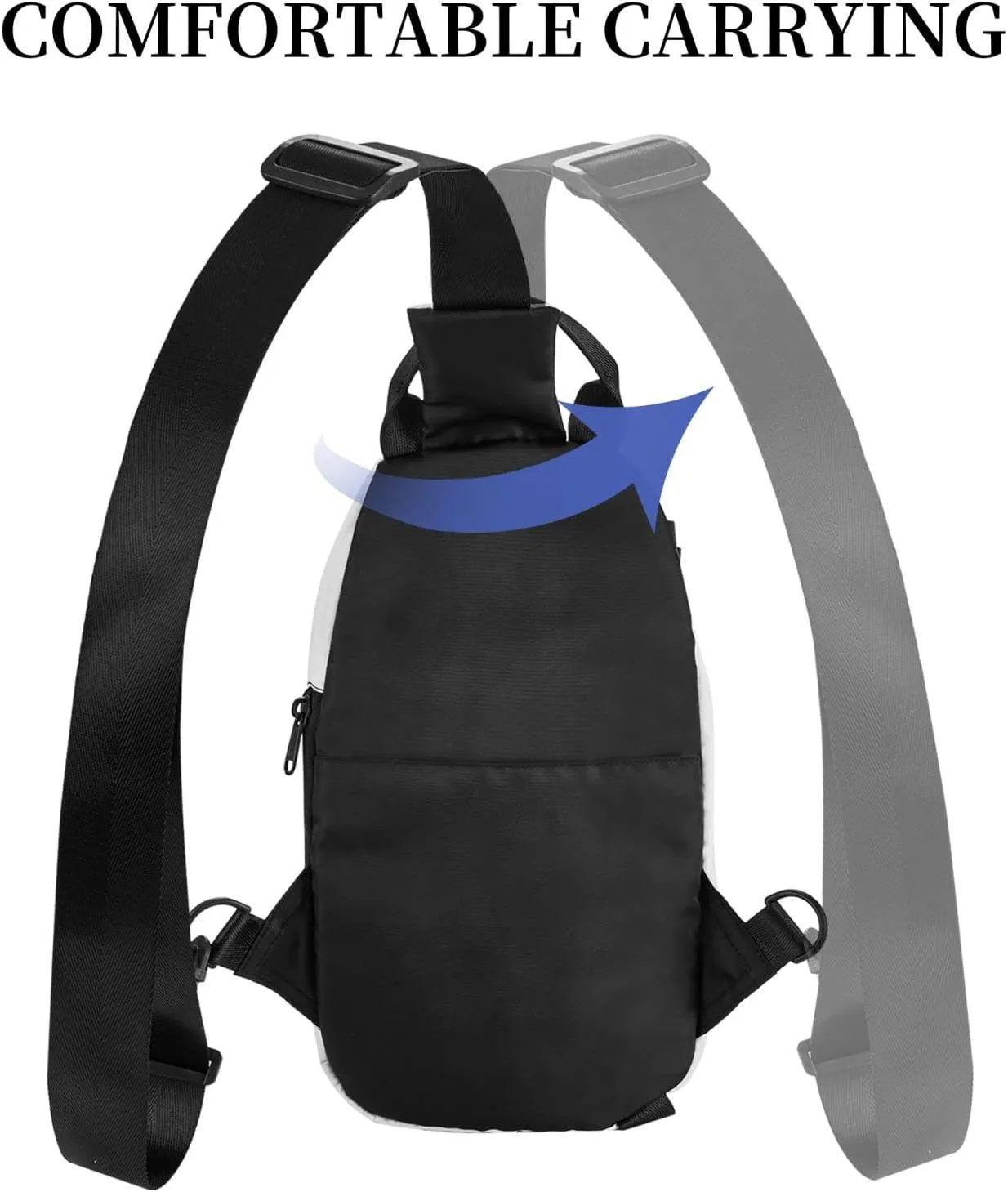Sling Bag Crossbody Backpack for Men Women Deer Animal Chest Bag Crossbody Bag for Travel Sport Running