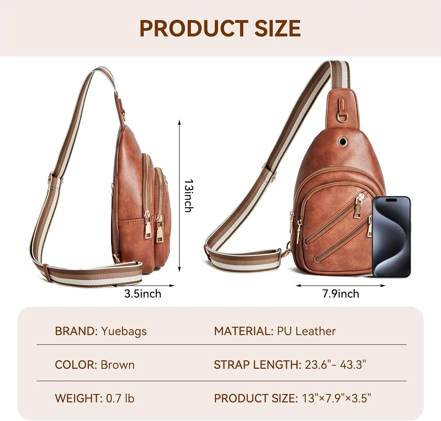 Sling Bag for Women Crossbody Bags for Women Cross Body Bag Fanny Pack for Travel