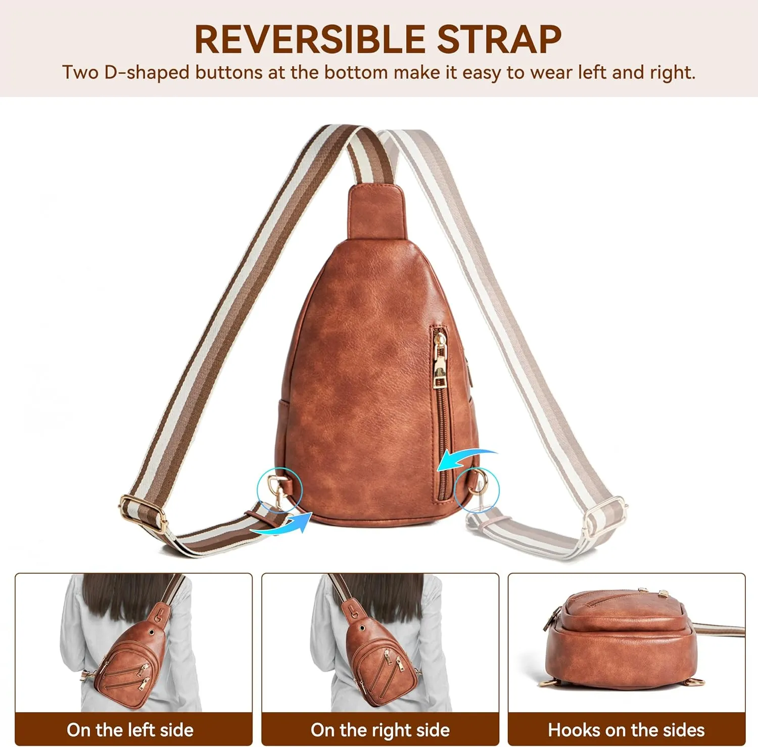Sling Bag for Women Crossbody Bags for Women Cross Body Bag Fanny Pack for Travel