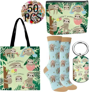 Sloth Gifts for Women – Unique Sloth Stuff, Cute Animal Lover Gift for Her Girls Birthday Christmas