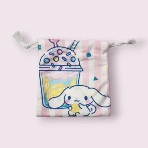 Small Cinnamoroll Lemonade Soft Drawstring Bag