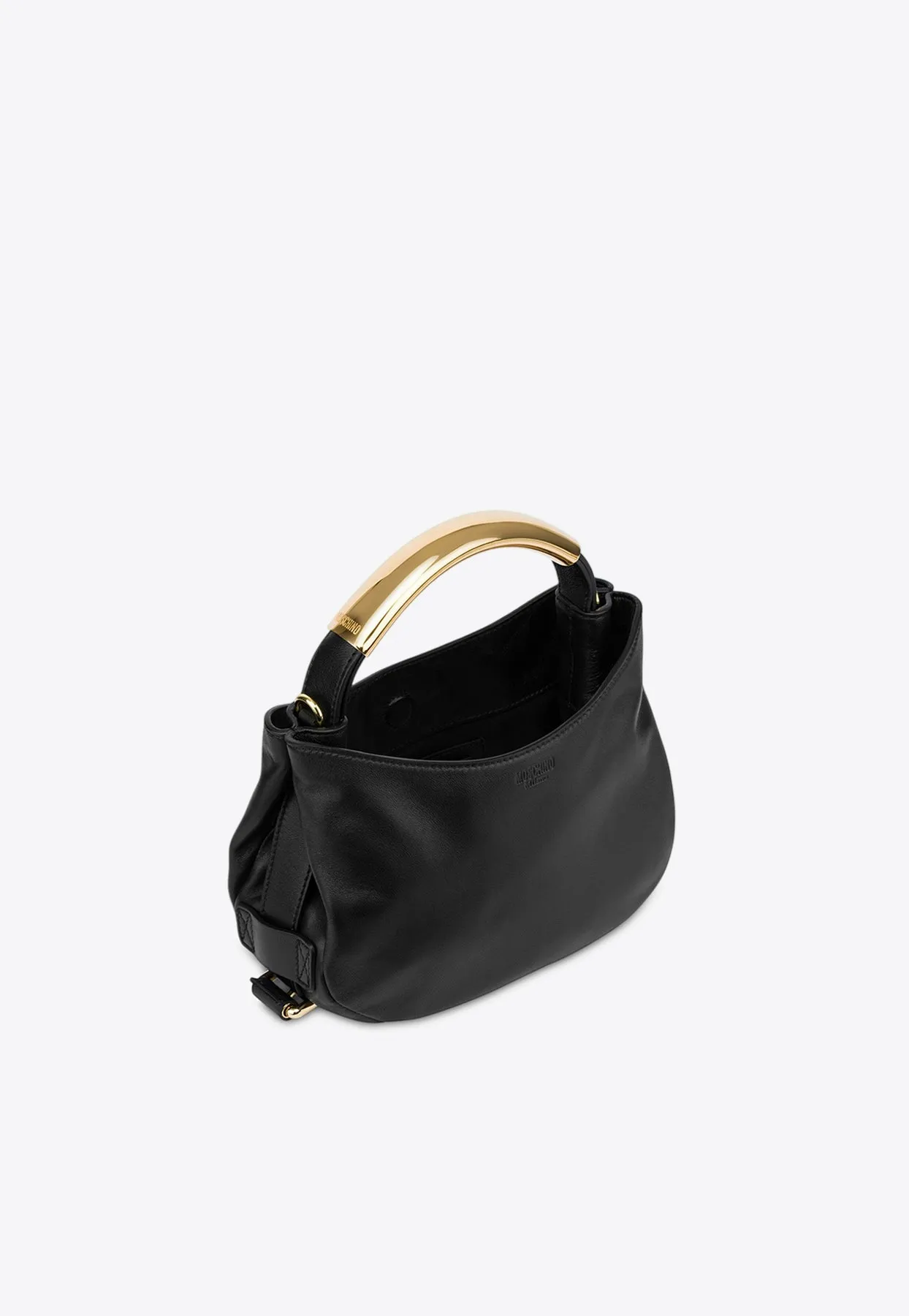 Small Handle Me Leather Top Handle Bag