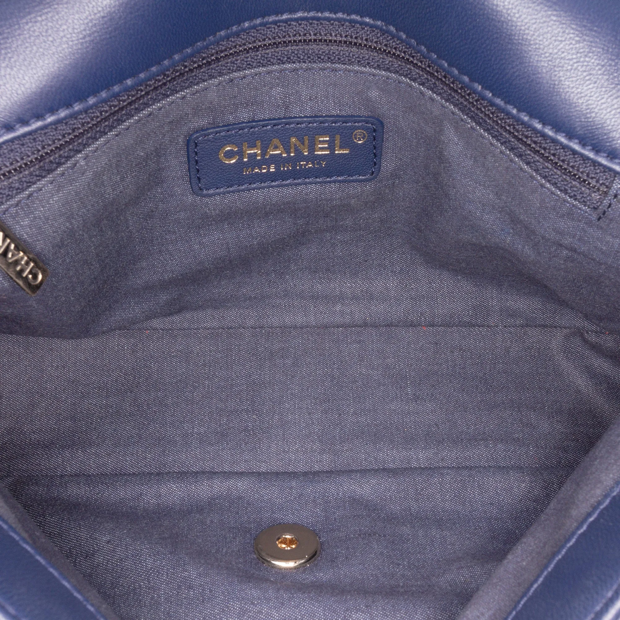 Small Lambskin Elegant Chain Single Flap