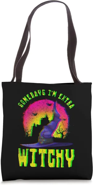Somedays I'm Extra Witchy Funny Halloween Men's Tote Bag