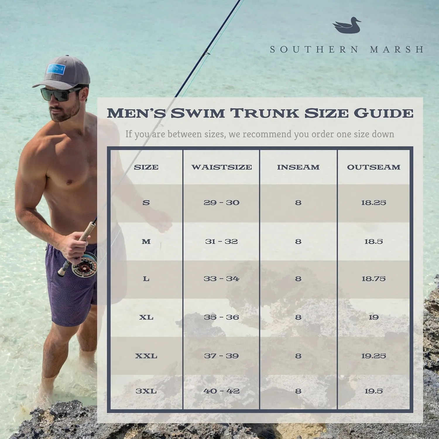 Southern Marsh Dockside Swim Trunk - Circle Maze