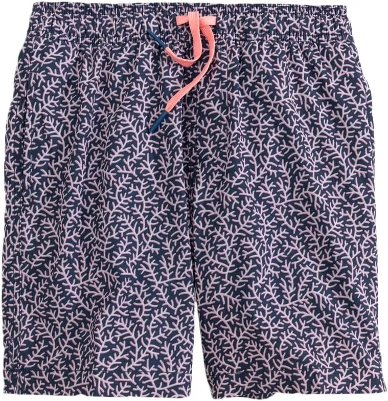 Southern Tide Youth Coral Life Swim Trunk