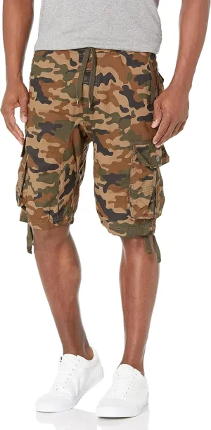Southpole Men's Crotch Drop Jogger Shorts