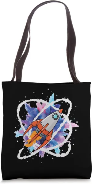 Space Cargo Rocket Delivery Tote Bag