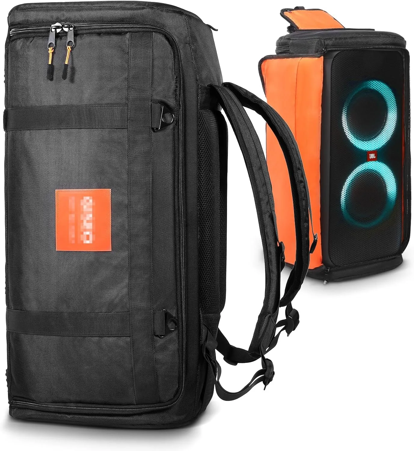 Speaker Bag Travel Case Replacement for JBL Party Box Series, Portable Speaker Carry Tote Bag Backpack for for JBL Speaker (For JBL partybox 310 black)