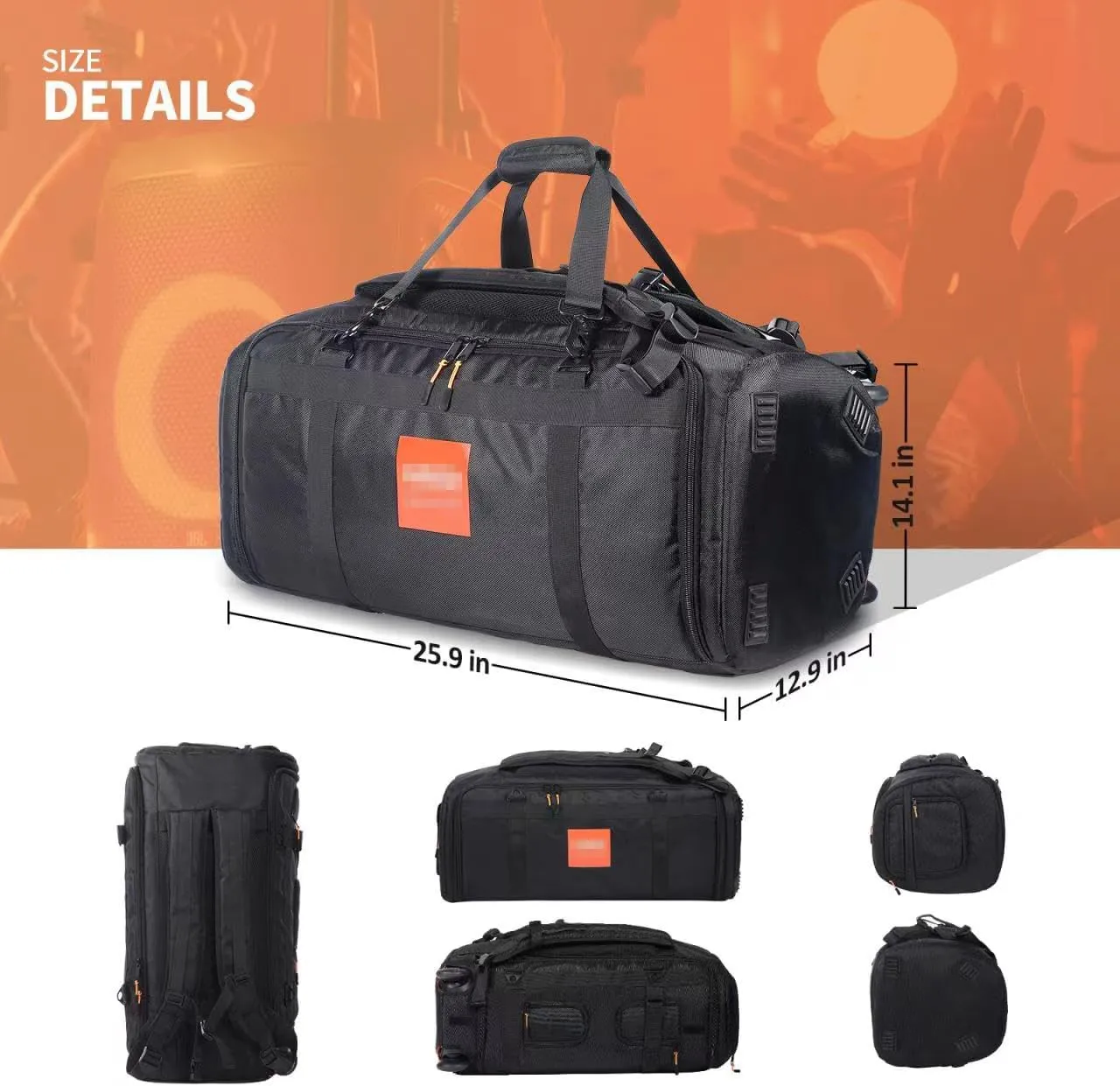 Speaker Bag Travel Case Replacement for JBL Party Box Series, Portable Speaker Carry Tote Bag Backpack for for JBL Speaker (For JBL partybox 310 black)