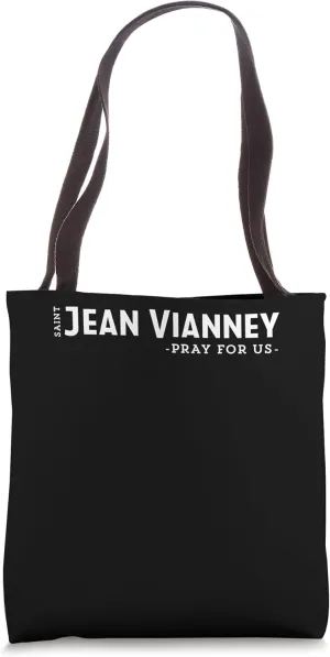 St Jean Pray Catholic Patron Saint Parish Priests Unique Tote Bag
