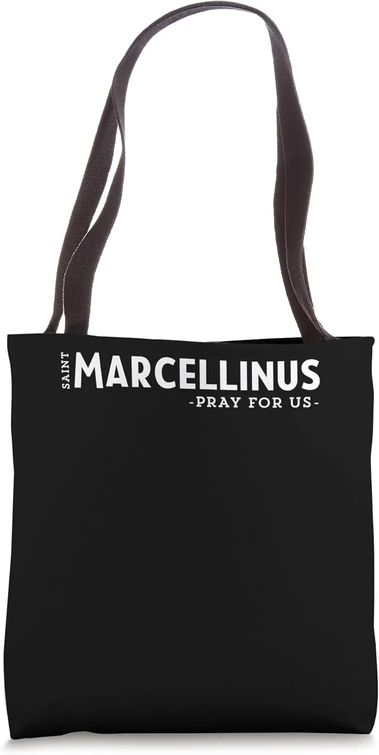 St Marcellinus Pray Catholic Patron Saint Prisoners Unique Tote Bag