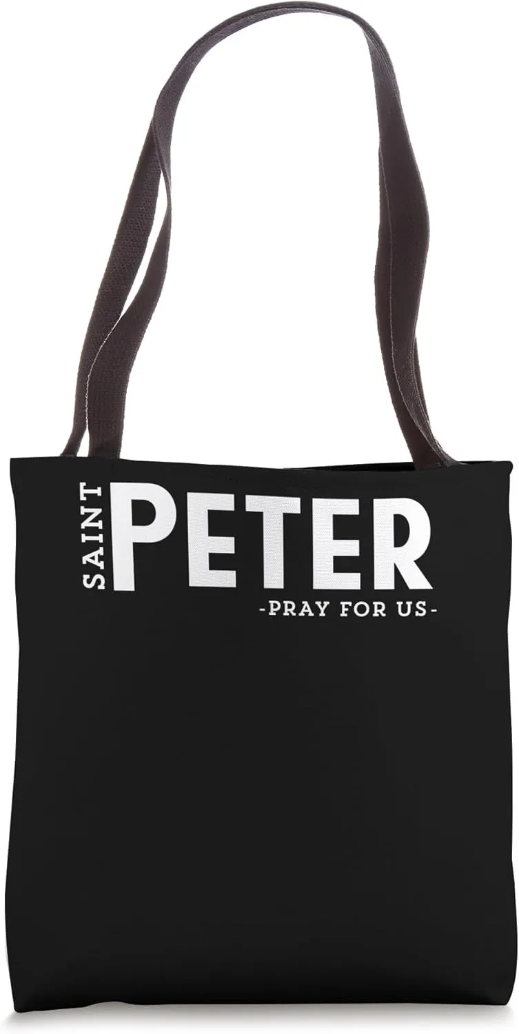 St Peter Pray Catholic Patron Saint Insomnia Unique Tote Bag