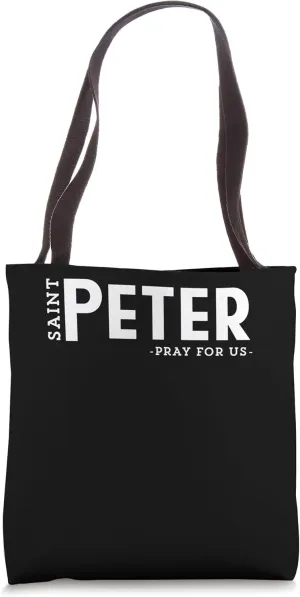 St Peter Pray Catholic Patron Saint Insomnia Unique Tote Bag