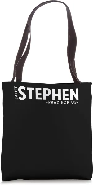 St Stephen Pray Catholic Patron Saint Bricklayers Unique Tote Bag