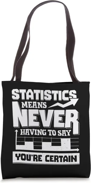 Statistics Design for a Mathematical Statistician Tote Bag