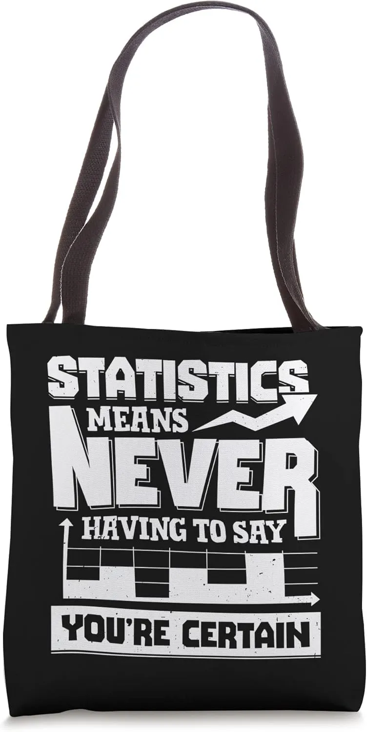 Statistics Design for a Mathematical Statistician Tote Bag