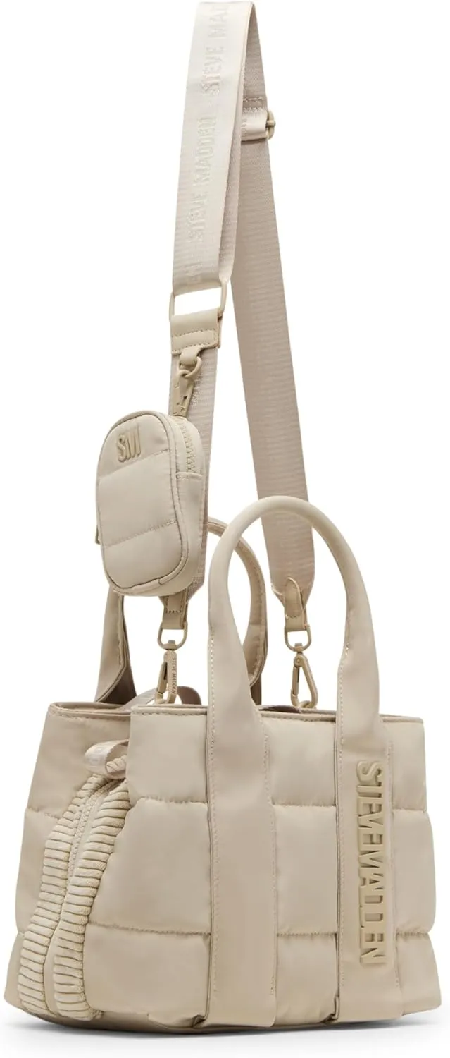 Steve Madden Bbando Quilted Nylon Satchel