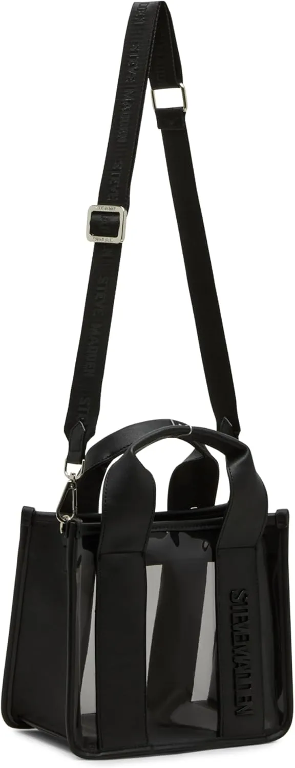 Steve Madden Bwebber Clear Satchel