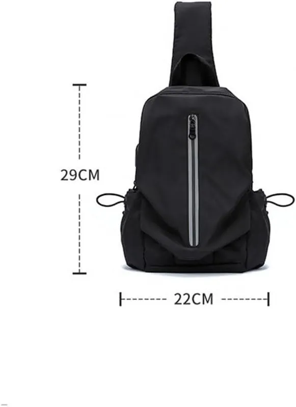 Students Multifunctional Slanting Cross Shoulder Bag Bag Men's Trend Small Backpack Satchel Large Capacity