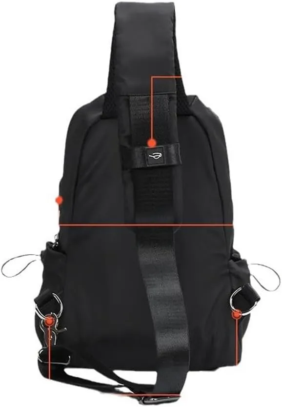 Students Multifunctional Slanting Cross Shoulder Bag Bag Men's Trend Small Backpack Satchel Large Capacity