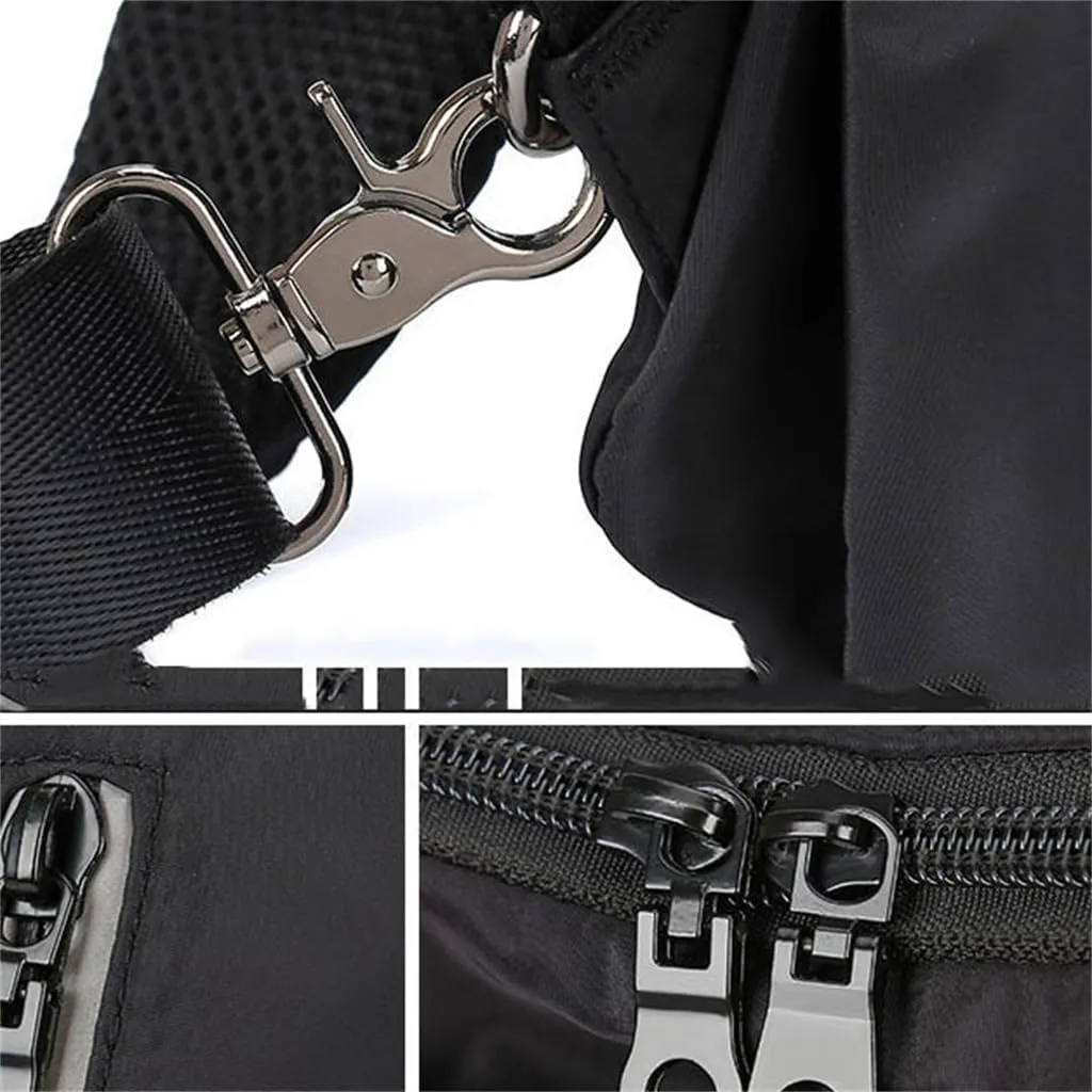 Students Multifunctional Slanting Cross Shoulder Bag Bag Men's Trend Small Backpack Satchel Large Capacity