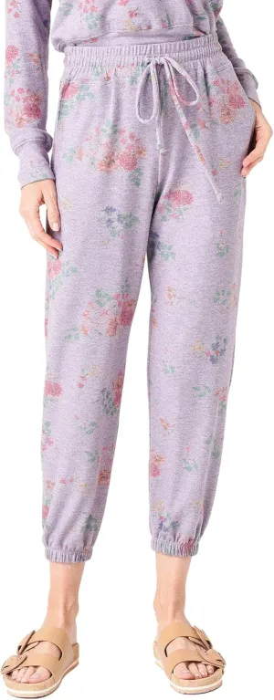 SUNDRY WOMEN'S FLORAL HIGH-WAIST SWEATPANT